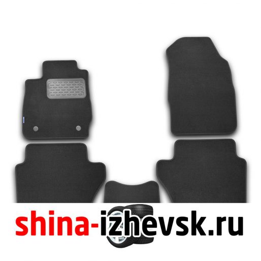 Коврик Autofamily коврик в салон текстильный черный для FORD Fiesta 3D 2008-2011 в Ижевске
